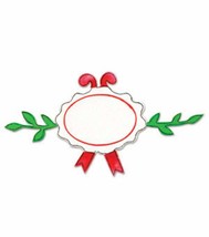 Sizzix Large Original Die Cutter Tag With Swag Candy Cane Christmas - £22.04 GBP