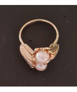 Vintage Unused Pearl Style Cocktail Ring Fingerhut Fashions - £12.76 GBP