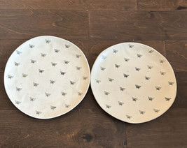 Spectrum Designz Dinner Plates Spring Bumblebee New Set Of 2 Ceramic - £31.39 GBP