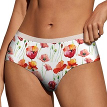 Watercolor Flowers Panties for Women Lace Briefs Soft Ladies Hipster Und... - £11.18 GBP