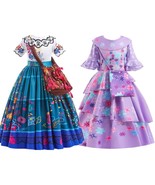 Encanto Madrigal Isabela Dress Girls Mirabel Cosplay Halloween Princess ... - £14.18 GBP+