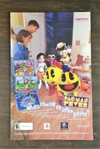 2002 Pac-Man Fever Playstation Nintendo Game Cube Full Page Original Color Ad - £5.22 GBP