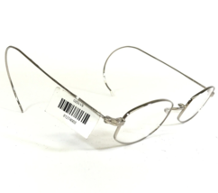Calvin Klein Petite Eyeglasses Frames C-6 CABLE P Silver Wire Rim Arms 44-22-115 - £59.61 GBP