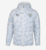 Puma Manchester City Men&#39;s Refill Padded Jacket Soccer Jacket NWT 769464-20 - £162.70 GBP