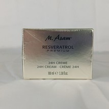 New M. Asam Resveratrol Premium 24H Cream 3.38 Fl Oz / 100 ml Sealed Free Ship - £37.87 GBP