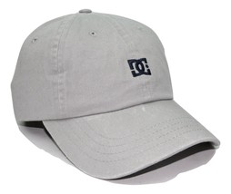 DC Shoes Uncle Fred  Adjustable Cotton Light Gray Baseball Cap Dad Hat - £15.17 GBP