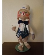 Vintage 1992 Annalee Doll 21” Easter Spring Parade Mr. Bunny Rabbit Hat ... - €26,91 EUR
