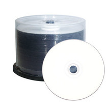 300-PK 6X WHITE INKJET HUB PRINTABLE BD-R BLU-RAY BLANK DISC WITH CAKE BOX - £158.33 GBP