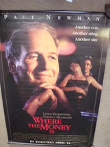 WHERE THE MONEY IS - MOVIE BANNER - STARRING PAUL NEWMAN - £35.66 GBP