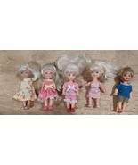 LOT OF 5 - 4&quot; Dolls: Marked 1994 Mattel, 1996 M.11, M &amp; C Doll - £15.14 GBP