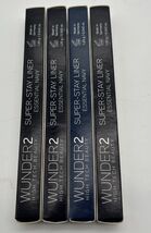 LOT OF 4 WUNDER 2 SUPER STAY LINER ESSENTIAL NAVY 0.042oz EACH NEW IN PA... - $28.00