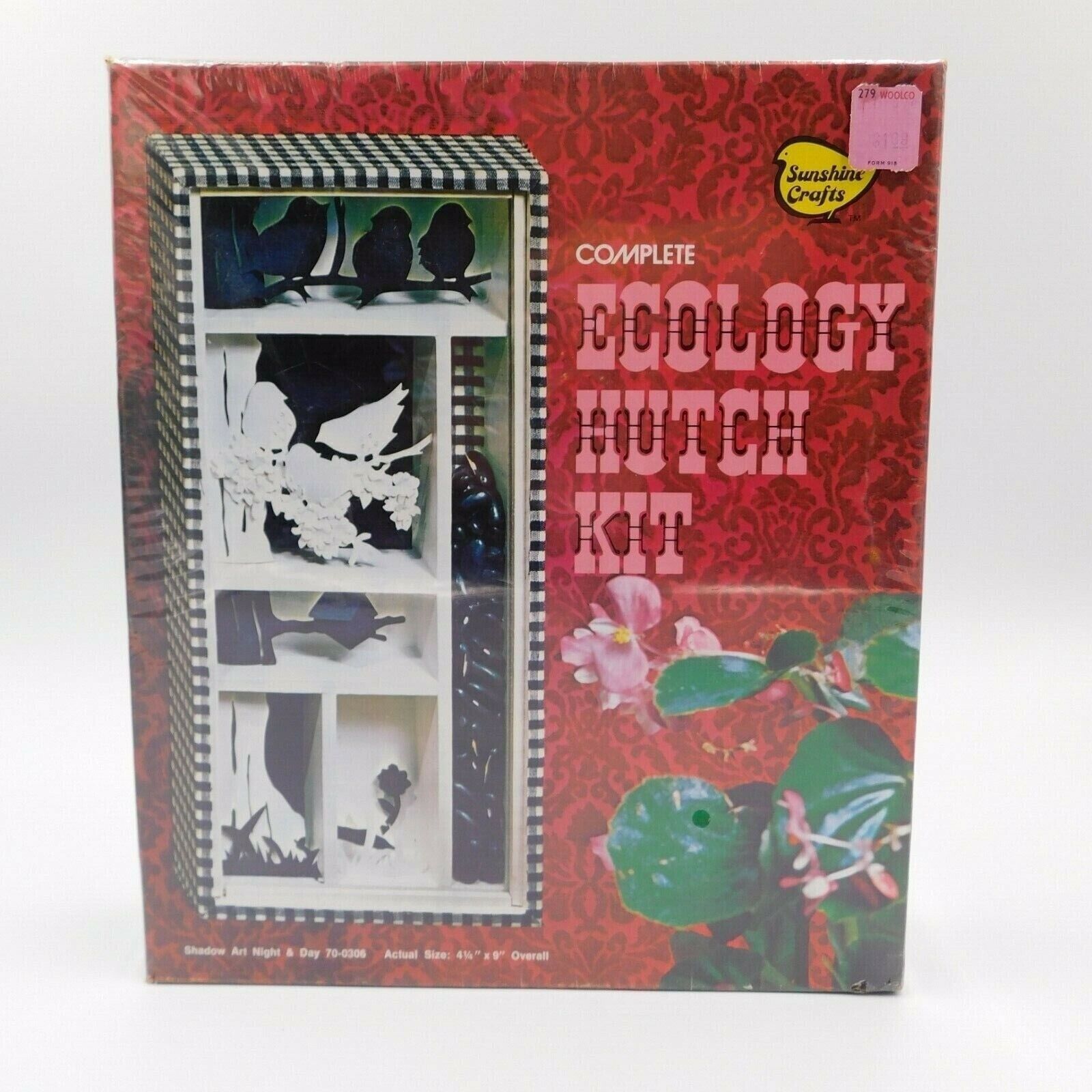 Primary image for Sunshine Crafts Ecology Hutch Kit 1973 Shadow Art Night & Day Sealed Vintage