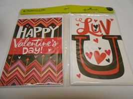 New Hallmark Valentine Cards Lot 6 Greeting Cards A Great Value w/ envelopes  - £4.36 GBP