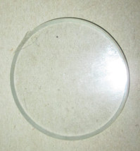 Clock Round Thick - tapered edge  Replacement Clear Glass 1 7/8&quot; - £6.65 GBP