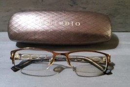 Helium Paris 4161 Eyeglasses Frame 50/18-135 Mocha Gold with Case  - £52.55 GBP