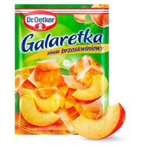 Dr. Oetker Jello: PEACH flavor PACK of 3 Made in Poland FREE SHIPPING - $10.88