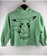Zara Kids Pokémon Pikachu Green Hoodie Long Sleeve Shirt Size 6.  - €20,02 EUR