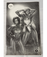 1993 LYCRA WOMAN AND SPANDEX GIRL SPECIAL RARE LIMITED EDITION ARTIST SI... - £63.20 GBP