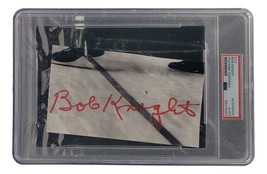 Coach Bob Chevalier Signé Slabbed Indiana Hoosiers Coupe Signature PSA / DNA - £153.28 GBP