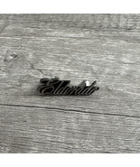 Eldorado Cadillac Script Car Emblem 1 5/8 x 9/16 1606005 Chrome Metal Badge - $17.21 CAD