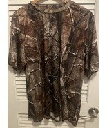Under Armour Men’s Camo Shirt Size L Real tree Loose Heat Gear Catalyst - $27.34 CAD