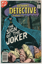Batman Detective Comics 476 DC 1978 FN Sign Of The Joker Fish - $54.45