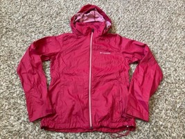 Columbia Rain Jacket Womens XS Pink Switchback III Lightweight FZ Hidden... - £23.22 GBP