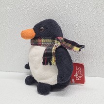 Vintage 6&quot; Russ Berrie Plush Luv Pets Penkie Penguin With Scarf Stuffed ... - $19.70