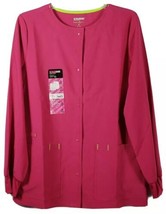 Scrubstar Women’s Active Warm-up Jacket 3XL Wild Strawberry Long Sleeve NWT - £11.64 GBP