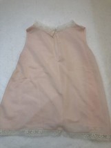 12 Month Satin Slip  Pink Lace Sheer Under Dress - $8.59