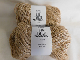Big Twist Cotton Sahara Splash lot of 2 Dye Lot CNE1268 - £8.75 GBP