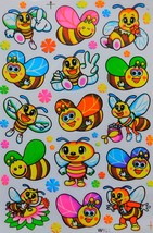 bee Wasp insect Animal Kindergarten Sticker Decal Size 27x18cm/10x7inch D115 - $3.49