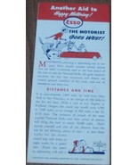 Esso - Another Aid To Happy Motoring - 1954 Safety Tip Pamphlet - VGC - ... - $8.12 CAD