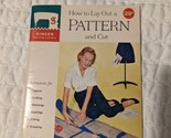1960 Singer Sewing Library- How to: Lay Out a Pattern Booklet. Book No 105 - $4.94