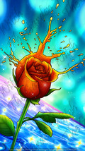 Wallpaper splatter rose thumb200