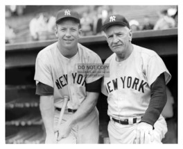 Mickey Mantle And Casey Stengle New York Yankees Baseball 8X10 Photo - £6.77 GBP