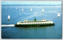 Postcard M. V. Evergreen State Washington State Ferry Decommissioned 2015 - £3.99 GBP