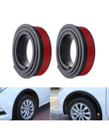 Universal Car Wheel Trim 2x 1.5m/59in Width 6.5CM Rubber Fender Moulding Flares - $428.10 MXN
