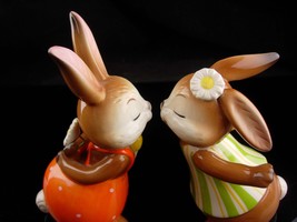 Vintage kissing bunny goebel - new mom gift - mothers day gift - german figurine - £66.86 GBP