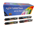ALEFSP Compatible Toner Cartridge for HP 130A CF350A CF351A CF352A CF353A (KCYM) - $48.79