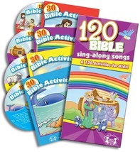 120 Bible Sing Along Songs and 120 Activities for Kids! (120 Songs &amp; 120 Activit - £25.45 GBP