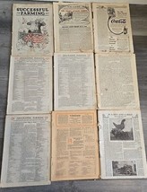 Lot of 9 Successful Farming Antique Magazines 1912-1915 No Covers Journal  - £38.66 GBP