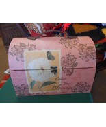  "Carry On" Storage Cosmetics Jewelry Box..Leather Strap....COUNT YOUR BLESSINGS - $12.46