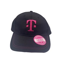 T-Mobile Tuesdays Hat Cap Black Pink Mesh Lightweight Adjustable Unisex One Size - £15.56 GBP