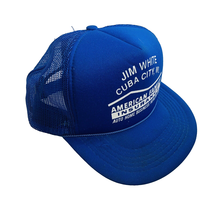 Mesh Trucker Snapback Hat Cap Blue Foam Front American Family Insurance ... - £6.14 GBP