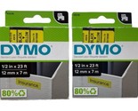 Dymo D1 High-Performance Polyester Removable Label Tape, 1/2&quot; x 23 ft,Ye... - $19.79