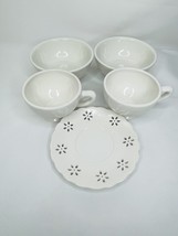 Coffee Cups Barnes &amp; Noble Tea Mugs Bowls Saucer 5pc Kitchen Set Home Ex... - £14.83 GBP