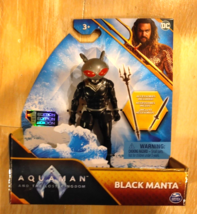 Black Manta 4&quot; Action Figure - Dc Comics  - Aquaman and The Lost Kingdom - £9.96 GBP