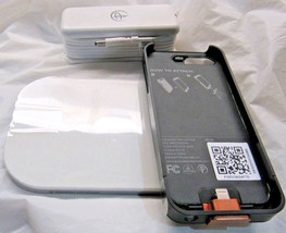 Duracell Powermat PowerSnap Kit Mat iPhone 5,5S,5SE Charging Case Batter... - $19.99