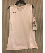 ASICS Women&#39;s Tip Tank Top Shirt White Size S Small Sleeveless Tee Runni... - $29.58